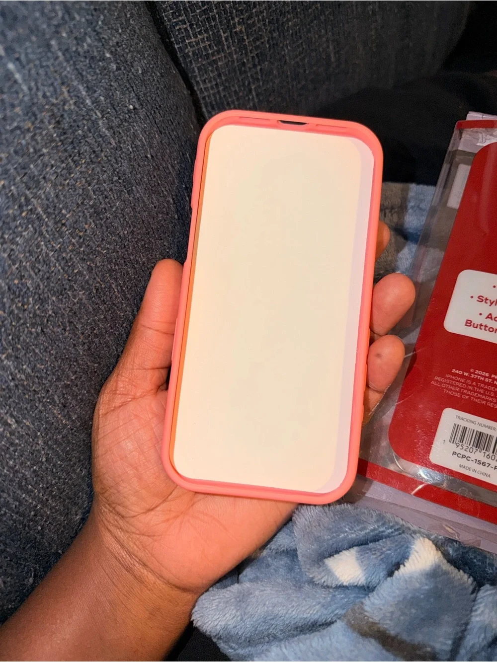 Pink 'YK YK' Protective Phone Case for iPhone